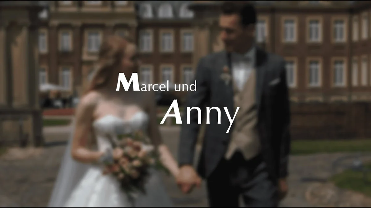 Ein Moment aus dem Hochzeitsfilm von Anny und Marcel